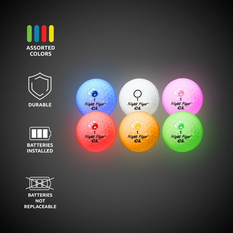6 Pack Night Flyer ProMag  nattgolfballer