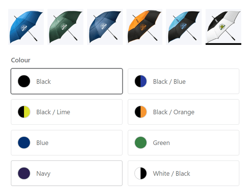 Asbri  64" Tour Dry Umbrella