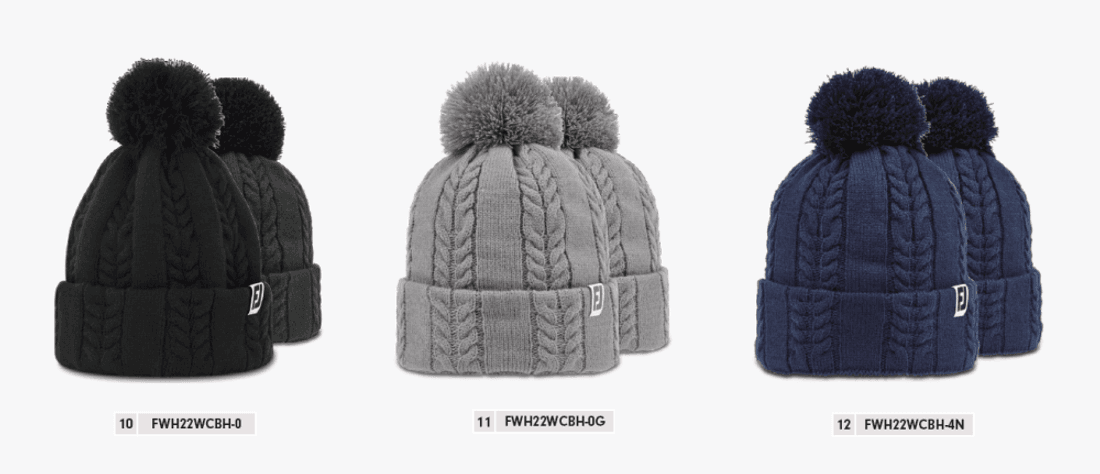FootJoy Cable knit Bobble