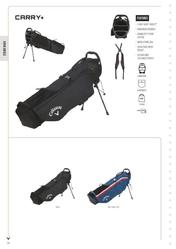 Callaway Carry+  bærebag