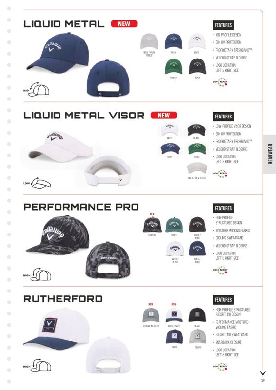 Callaway Liquid Metal Visor