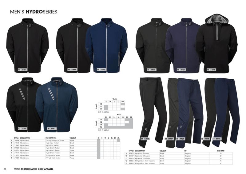FootJoy HydroTour Regnbukse