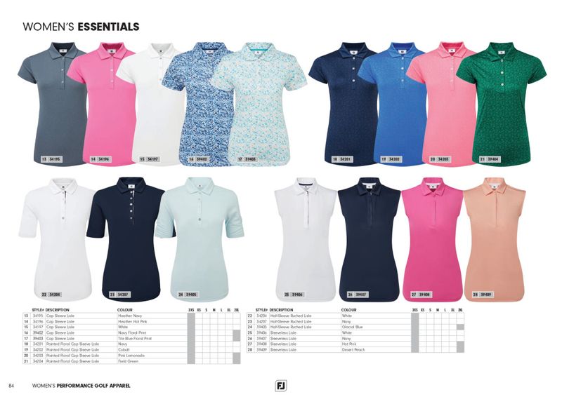 FootJoy  Dame Short Sleeve Lisle